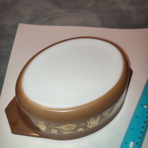 Pyrex Early American 043 1 1/2 quart with Lid 943 C14  Vintage Collectible - Picture 13 of 14